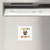 ラディTシャツとギフトが大好き マグネット (インサイチュ (食洗機))