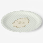 ラデュレパリスフランスのパティスリーをテーマにした誕生日 ペーパープレート (アングル)