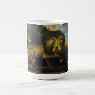 ラデン・サレハ(Raden Saleh)® コーヒーマグ "ライオンと蛇" コーヒーマグカップ
