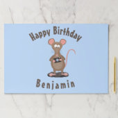 ラトおもしろいーとカメパーソナライズされたラの誕生日 ペーパーパッド (インサイチュ)