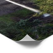 ラトゥーネル秋、コロンビアリバーゲージ、オレゴン ポスター (角)