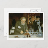 ラトゥールダルゲントレストランでのシーン ポストカード (正面/裏面)