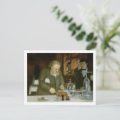 ラトゥールダルゲントレストランでのシーン ポストカード (スタンド正面)