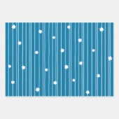 ラトクス笑いライトモダンタイポグラフィハヌカー ラッピングペーパーシート (正面2)