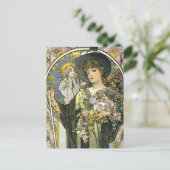 「ラトスカ」(詳細)by Alphonseミュシャ ポストカード (スタンド正面)