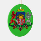 ラトビアのカスタムな陶磁器のオーナメント セラミックオーナメント (右)