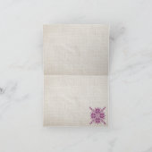 ラトビアのカード サンキューカード (内部)