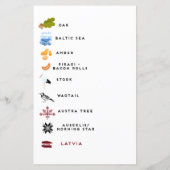 ラトビアのビンゴカードバージョン6 (裏面)