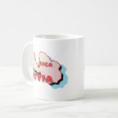 ラトビアのマグ コーヒーマグカップ (正面左)