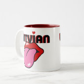 ラトビアのマグ ツートーンマグカップ (正面左)