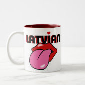 ラトビアのマグ ツートーンマグカップ (左)