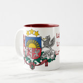 ラトビアのマグ ツートーンマグカップ (正面左)