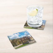 ラトビアのリガで晴れた日のリガ城 スクエアペーパーコースター (インサイチュ)