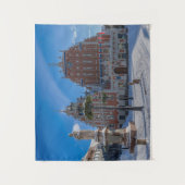 ラトビアのリガの歴史的市内中心部 タペストリー (正面)