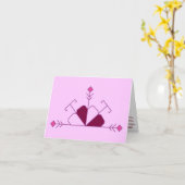 ラトビアのロイヤリティの信条カード(女性版) カード (黄色い花)