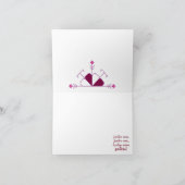 ラトビアのロイヤリティの信条カード(女性版) カード (内部)