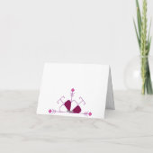 ラトビアのロイヤリティの信条カード(女性版) カード (裏面)