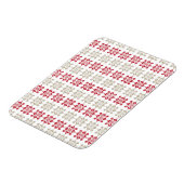 ラトビアの伝統的な太陽の幾何学模様VI マグネット (左側)