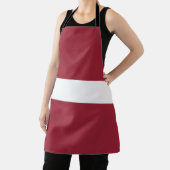 ラトビアの国旗 エプロン (インサイチュ)