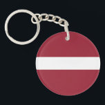 ラトビアの国旗 キーホルダー<br><div class="desc">ラトビアの愛国旗</div>