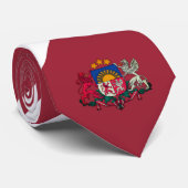 ラトビアの国旗/コート ネクタイ (ロール)