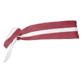 ラトビアの国旗 タイヘッドバンド (回転270)