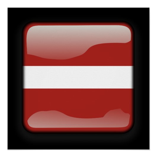 ラトビアの国旗 ポスター (正面)