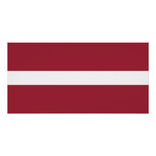 ラトビアの国旗 ポスター