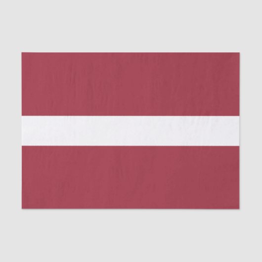 ラトビアの国旗 薄葉紙 (正面)