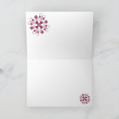 ラトビアの挨拶状 カード (内部)