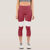 ラトビアの旗 カプリレギンス (正面)