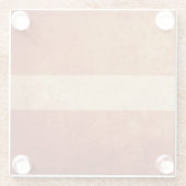 ラトビアの旗 ガラスコースター (裏面)