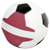 ラトビアの旗 サッカーボール (3/4)