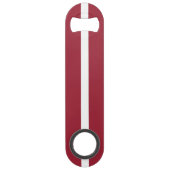 ラトビアの旗 スピード栓抜き (正面)