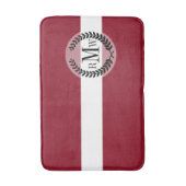 ラトビアの旗 バスマット (正面縦)