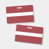 ラトビアの旗 バッジ (正面＆裏面)