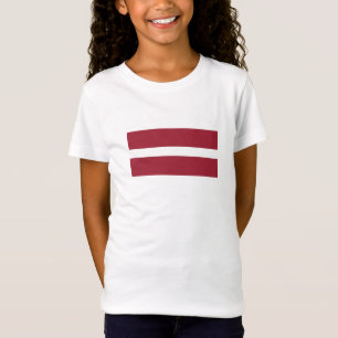 ラトビアの旗 Tシャツ