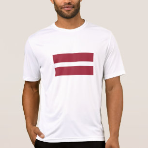 ラトビアの旗 Tシャツ