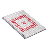 ラトビアの朝の太陽幾何学模様Ⅰ ノートブック (右側)