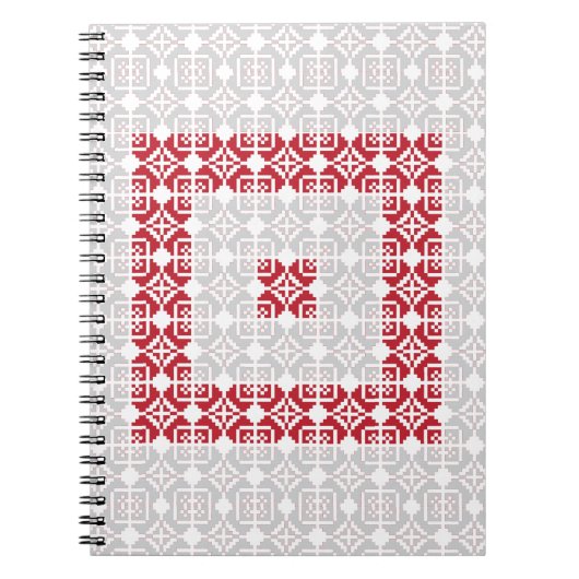 ラトビアの朝の太陽幾何学模様Ⅰ ノートブック (正面)