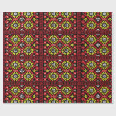 ラトビアの民族誌のデザイン ラッピングペーパー (フラット)