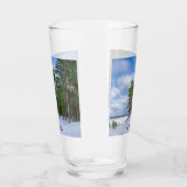 ラトビアの海岸近くの松林 タンブラーグラス (右)