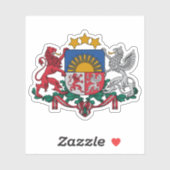 ラトビアの紋章 シール (シート)