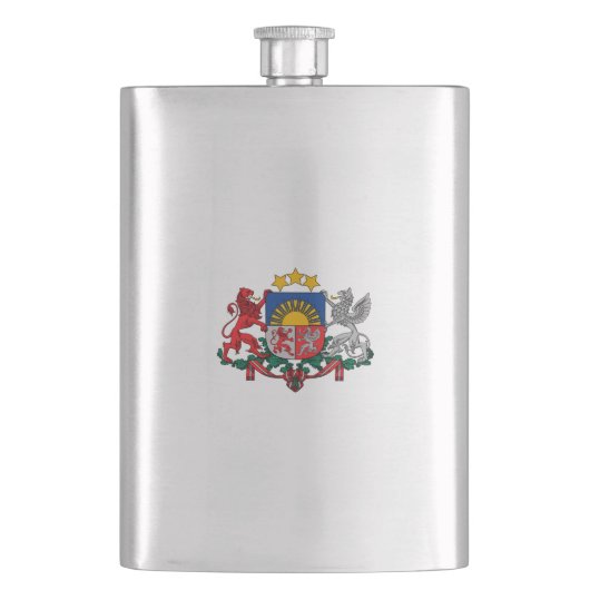 ラトビアの紋章 フラスク (正面)