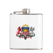 ラトビアの紋章 フラスク (正面)