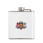 ラトビアの紋章 フラスク (裏面)