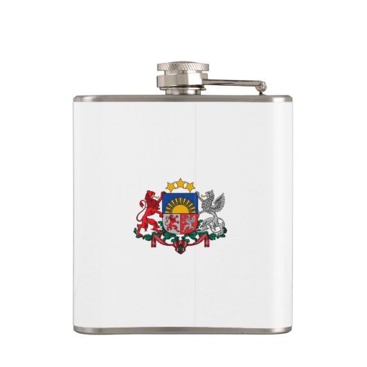 ラトビアの紋章 フラスク (裏面)