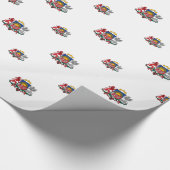 ラトビアの紋章 ラッピングペーパー (角)