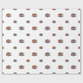 ラトビアの紋章 ラッピングペーパー (フラット)