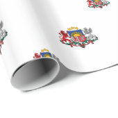 ラトビアの紋章 ラッピングペーパー (ロールコーナー)